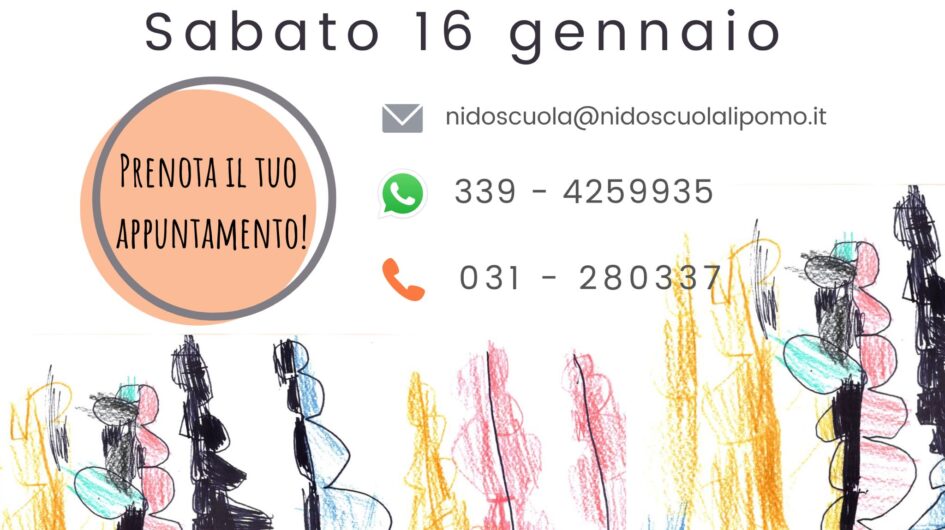 Open Day sabato 16 gennaio 2021